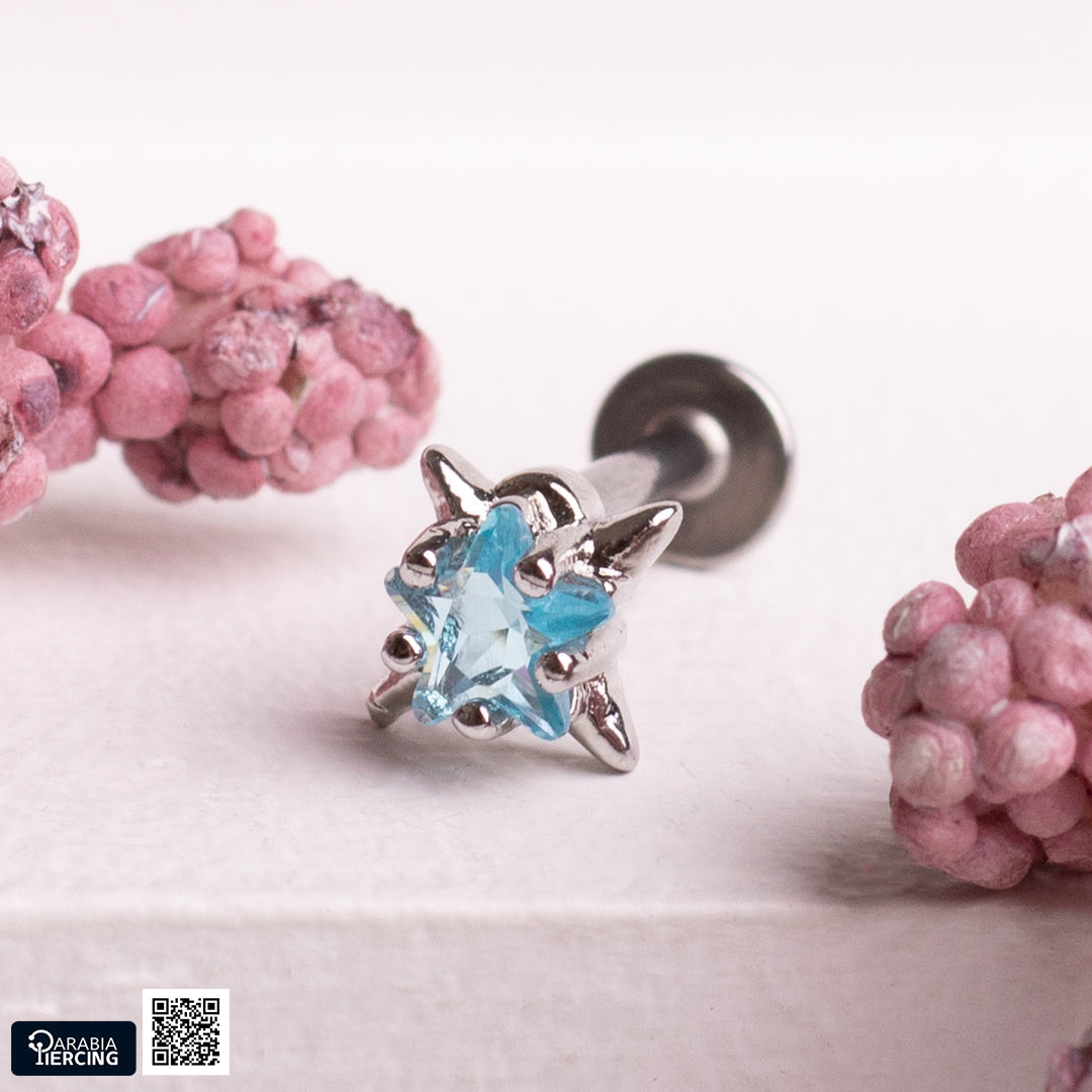 Colorful Stars Flatback