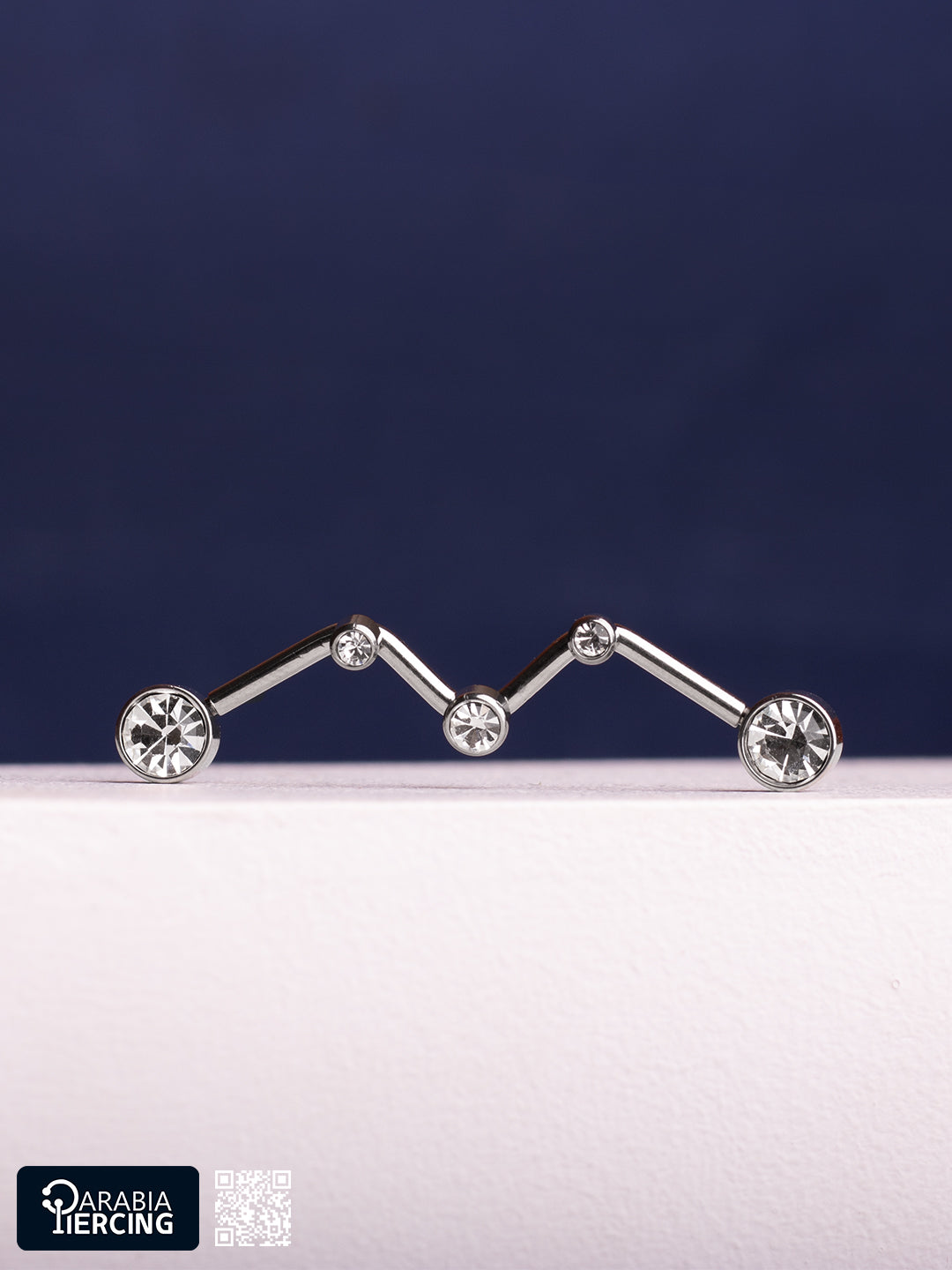 Zig Zag Industrial Earring