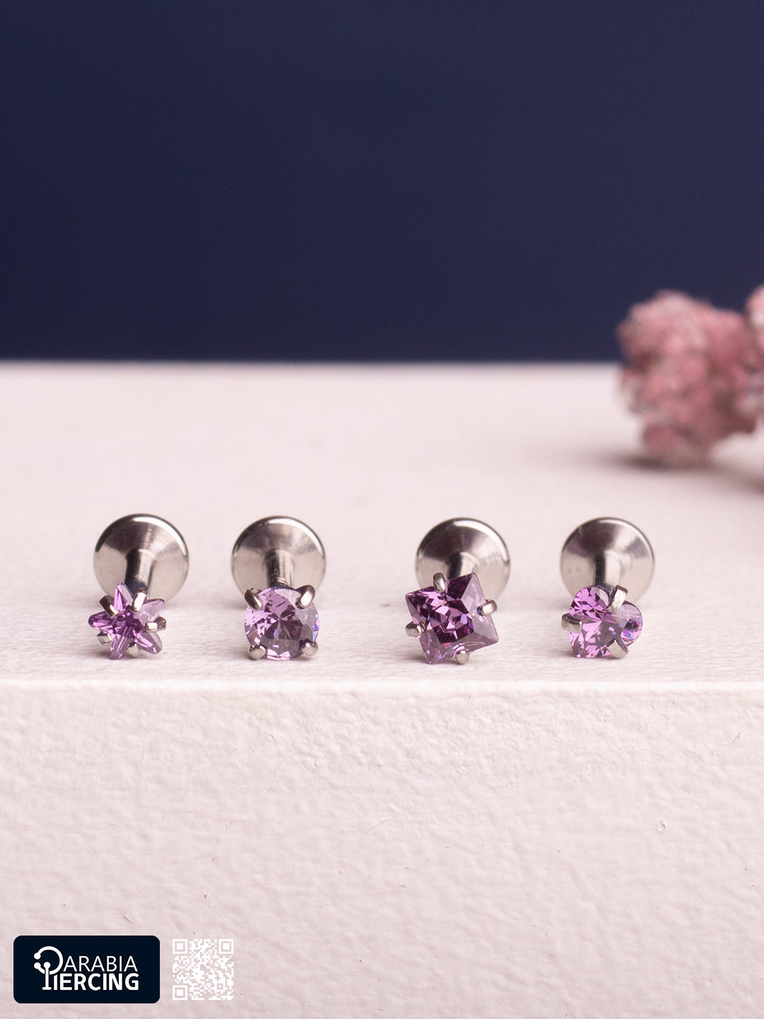 Purple Zircon Flatback