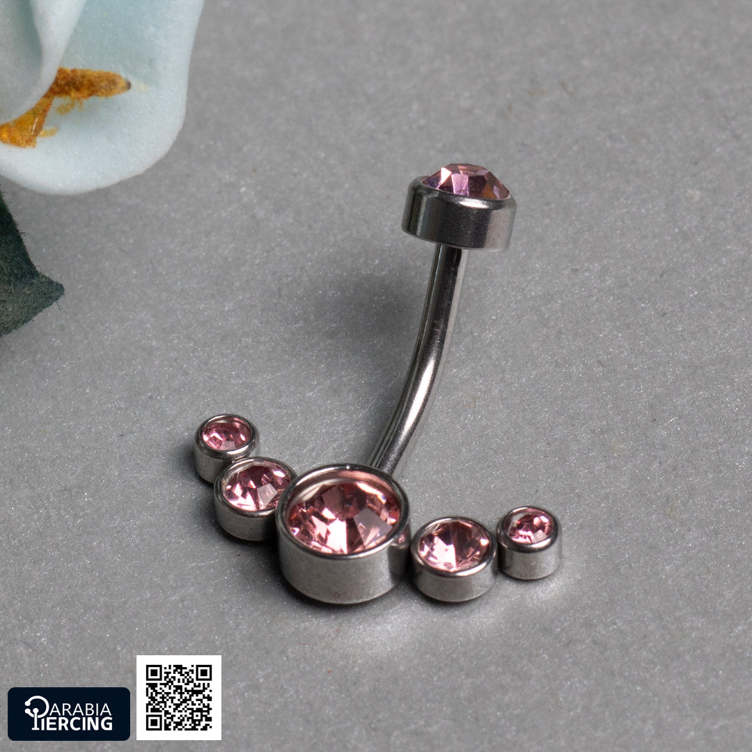 Zircon Bellybutton Ring