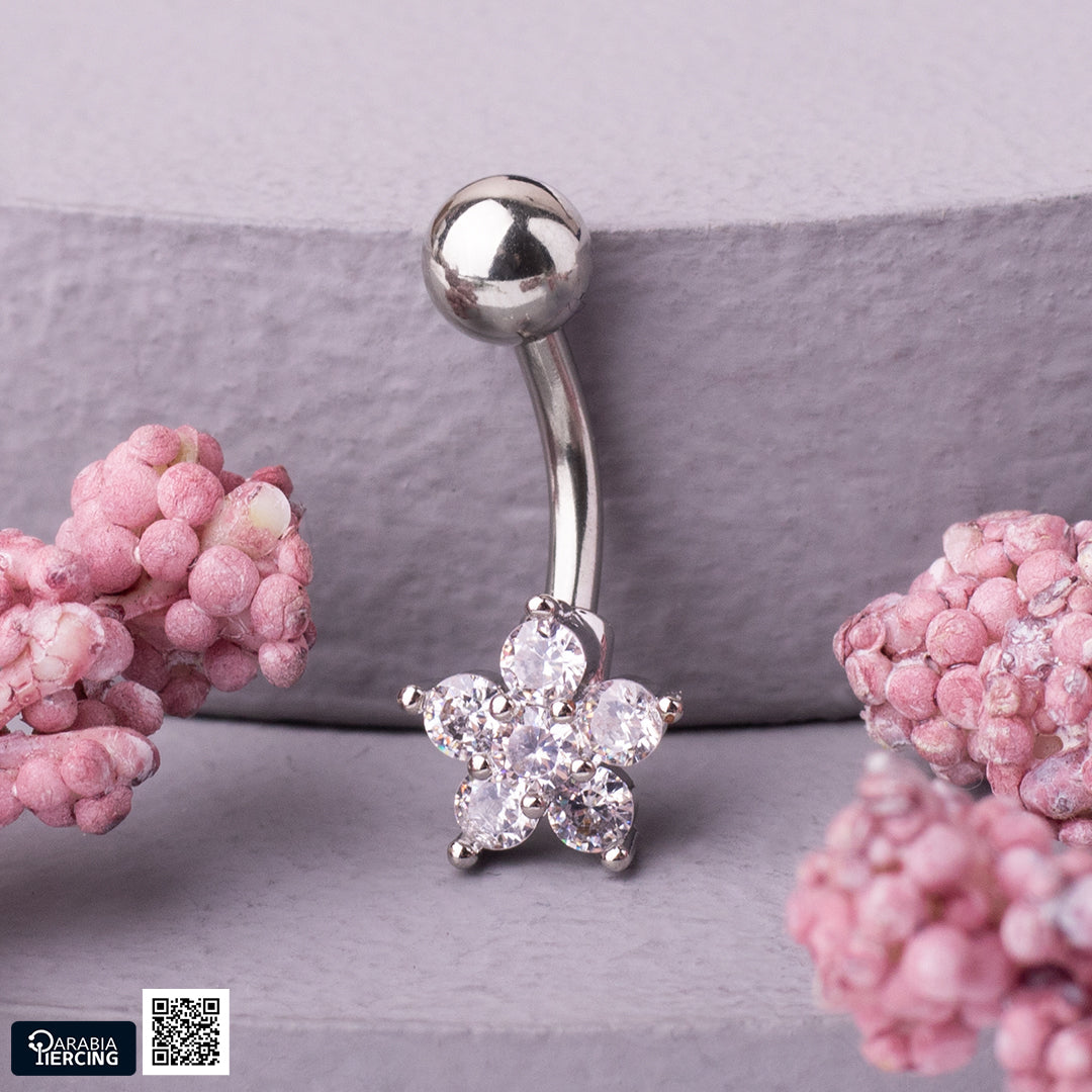 Flower Belly Ring