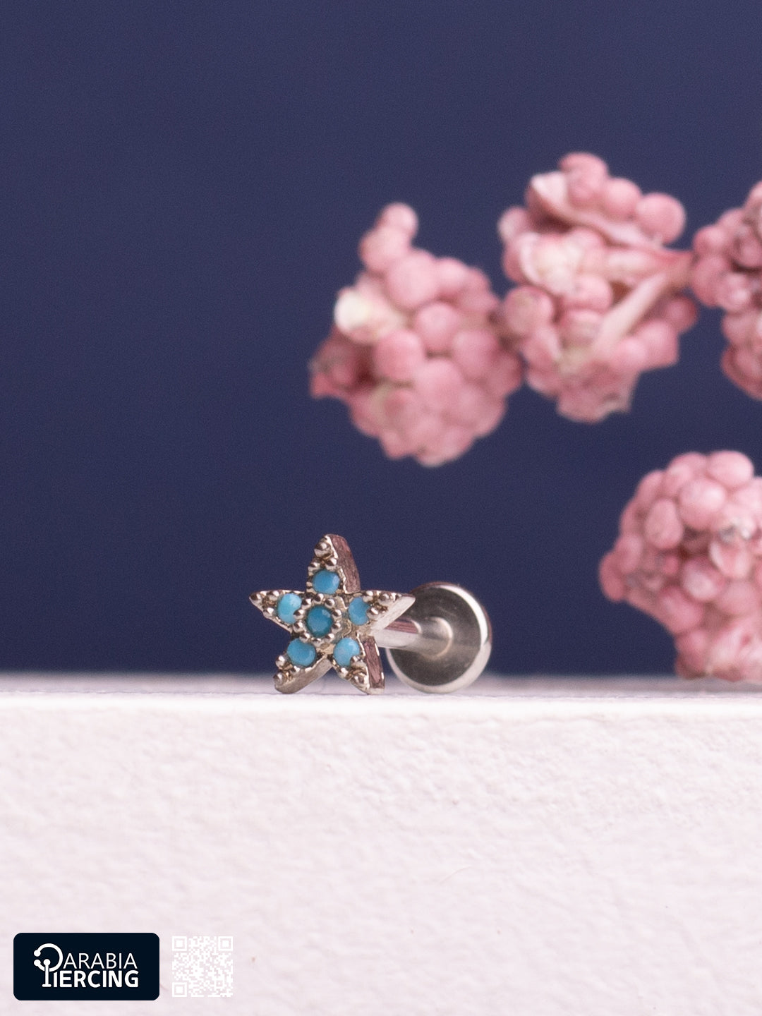 Turquoise Leaf Flatback
