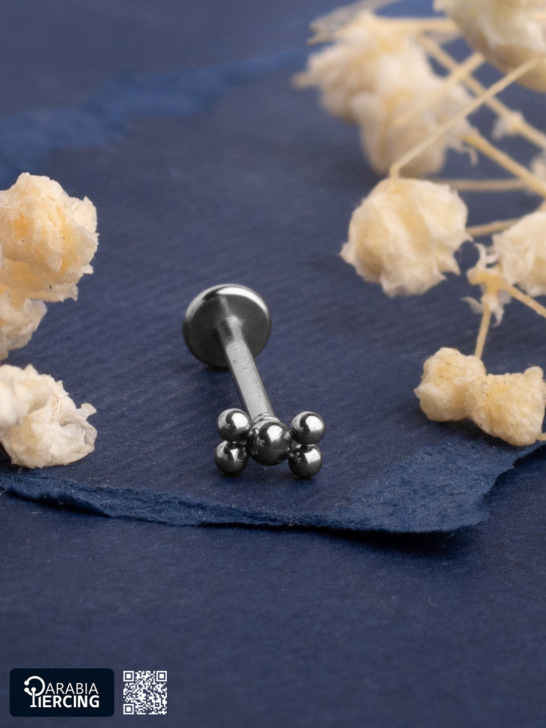 Beaded Crystal Stud Flatback