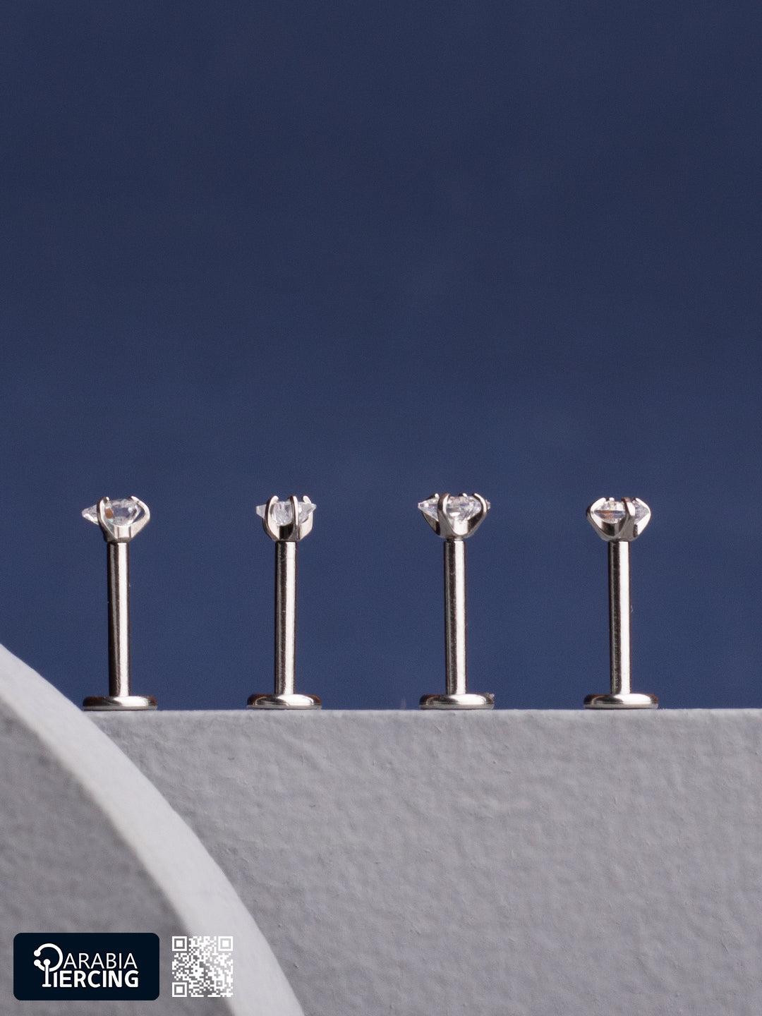 White Zircon Flatback