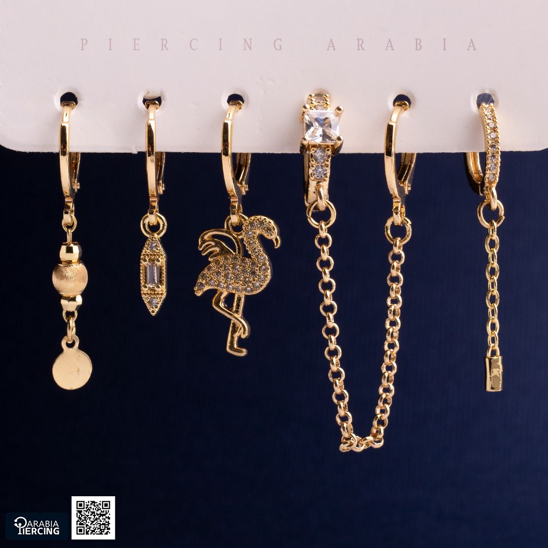 Golden Charm Stack Set