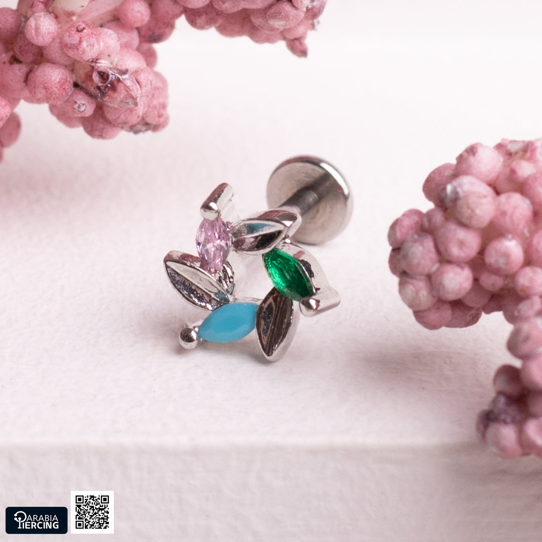 Colorful Flower Flatback