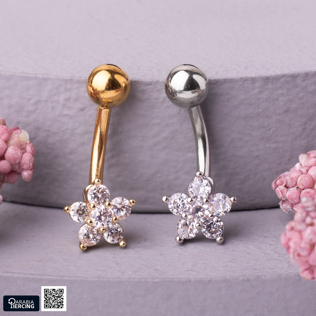 Flower Belly Ring
