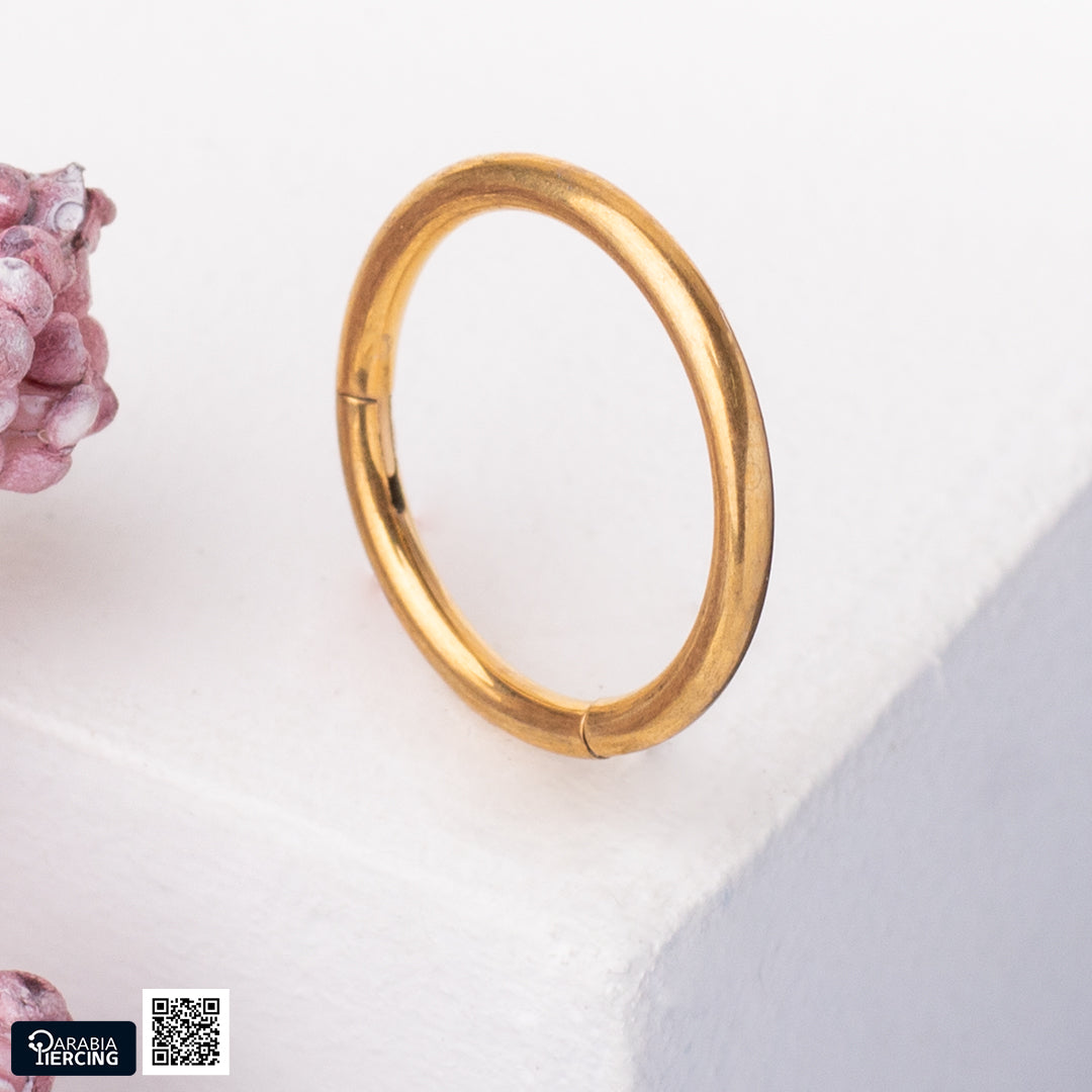 Thick Plain Gold Clicker