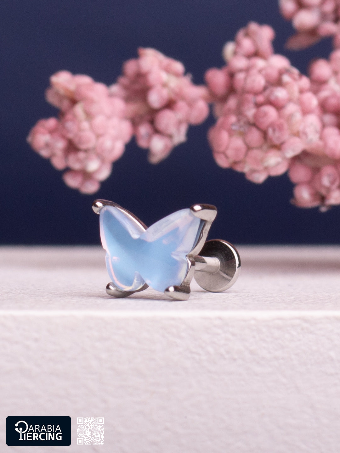 Hologram Butterfly Flatback