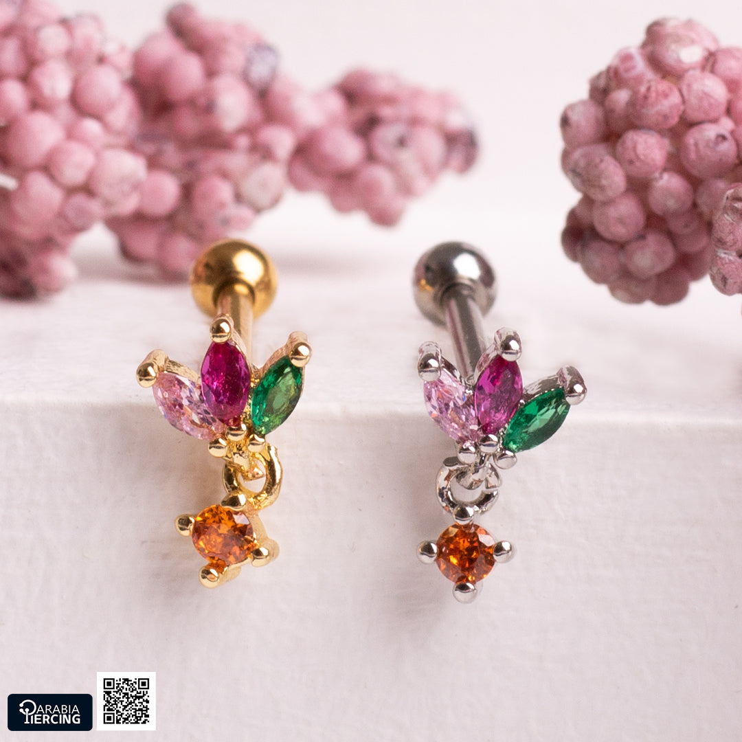 Colorful Dangling crown Ballback