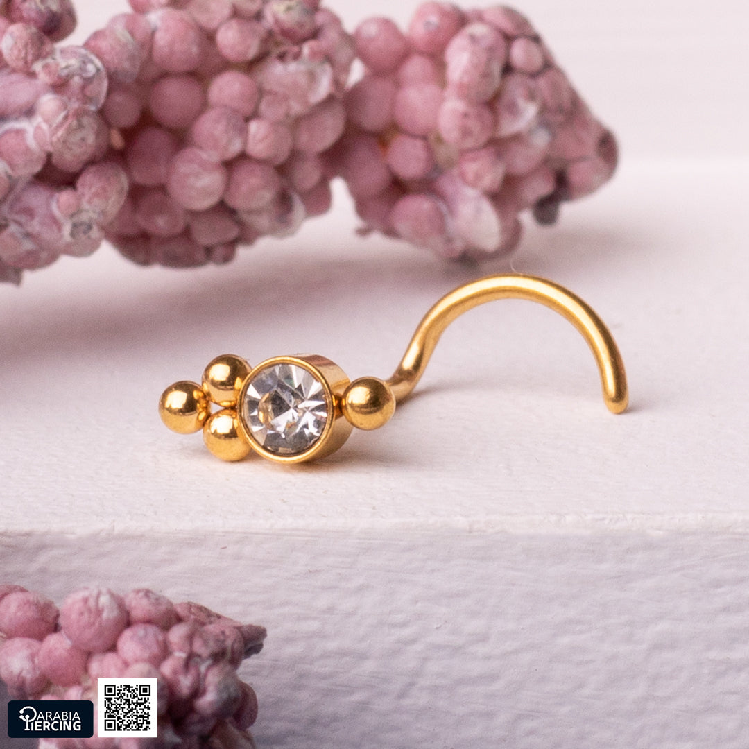 Big Dots Gold U shape