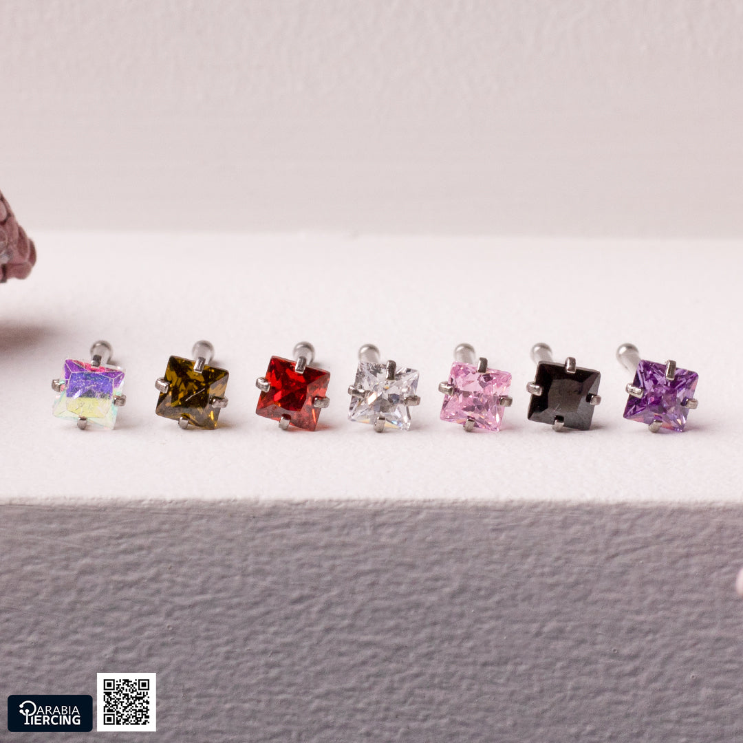 Colorful Square Pen Shape