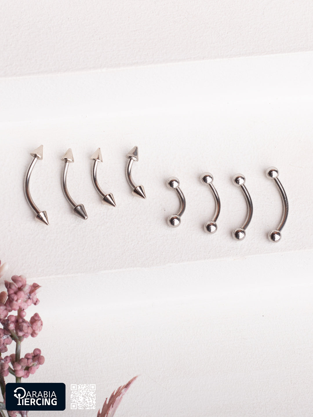 Basic Silver Banana Shape