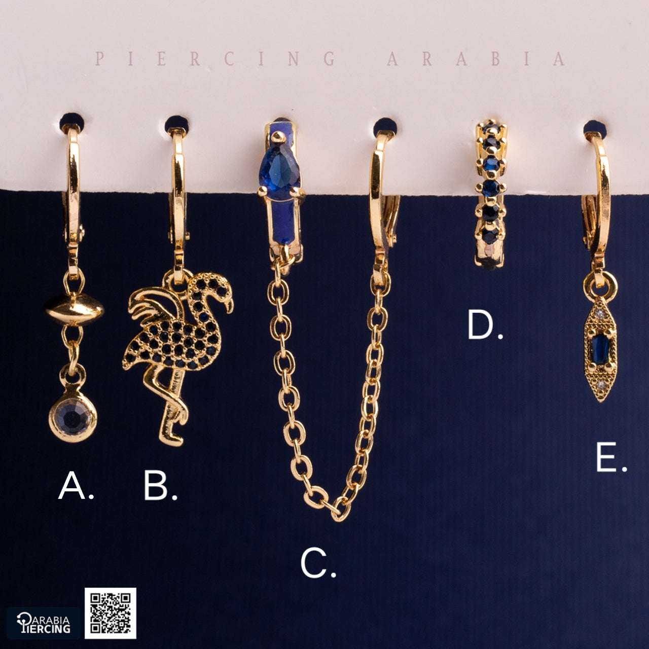 Golden Navy Mix Card