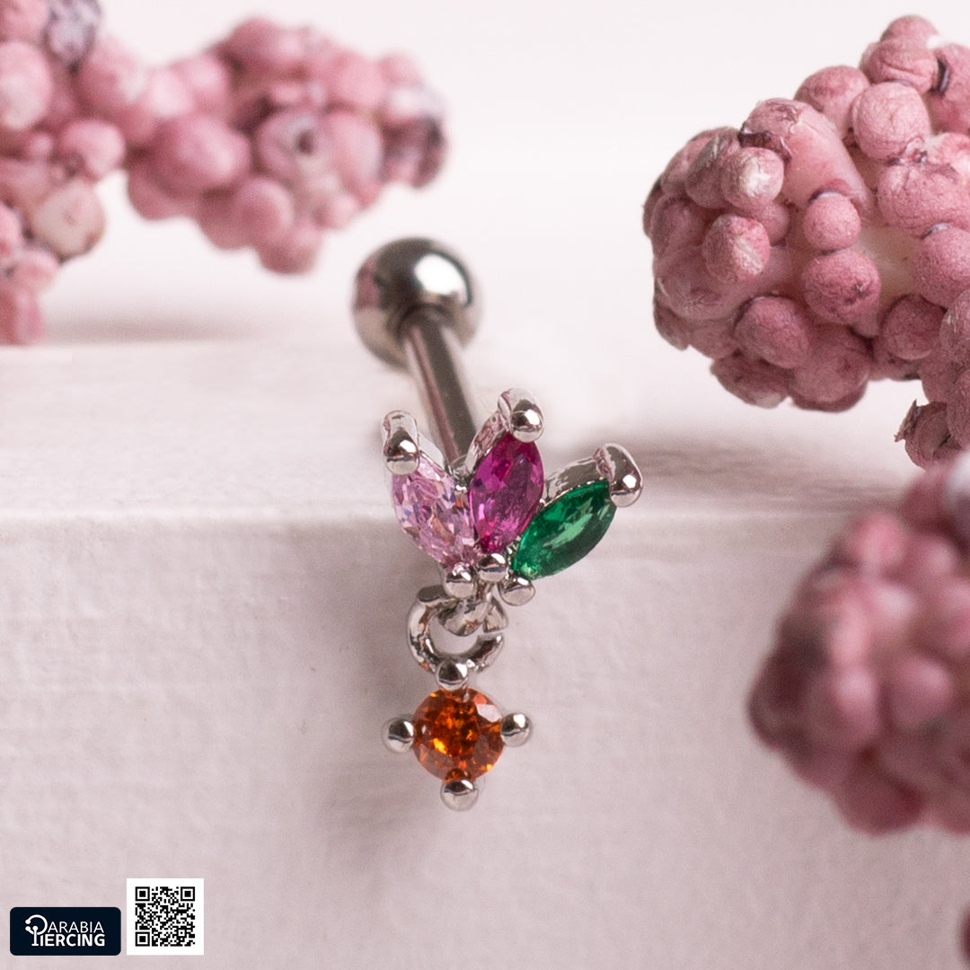 Colorful Dangling crown Ballback