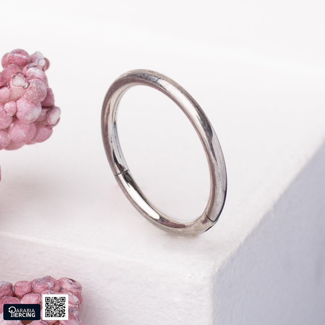 Thick Plain Silver Clicker