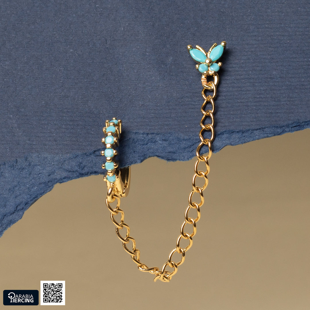 Butterfly Connected Earrings