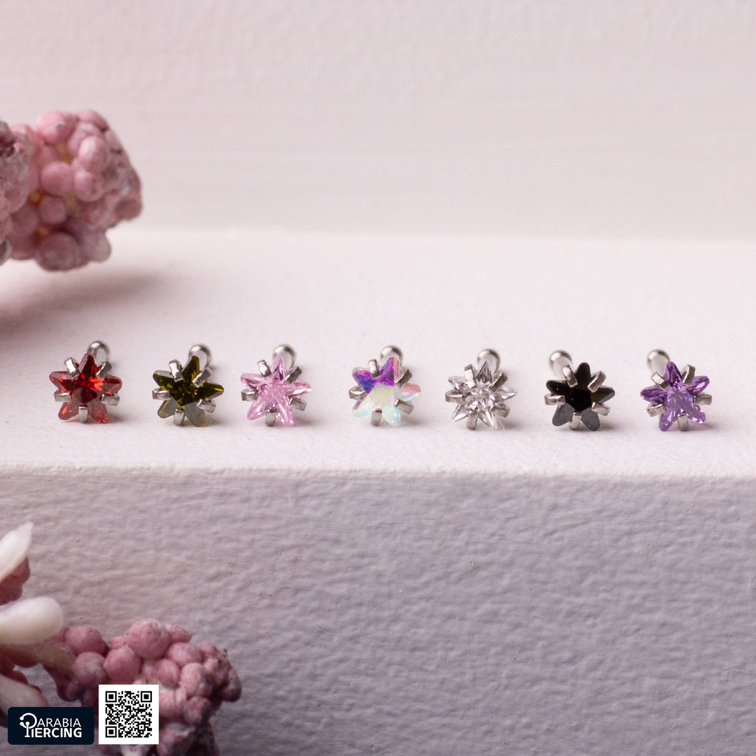 Colorful Star Pen Shape