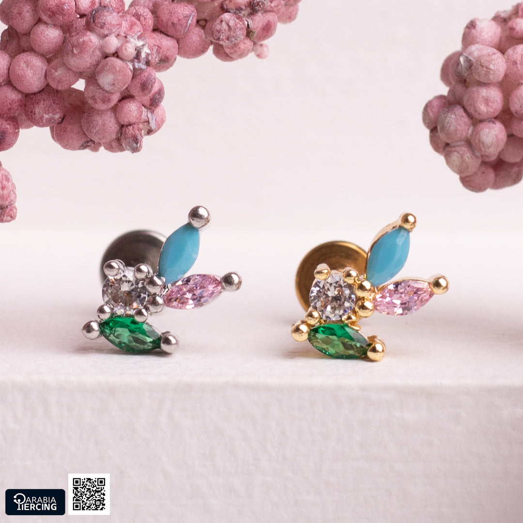 Colorful Big Leaf Flatback