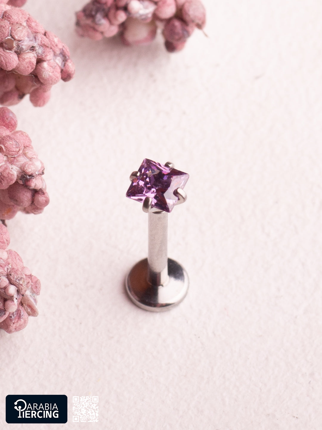 Purple Zircon Flatback