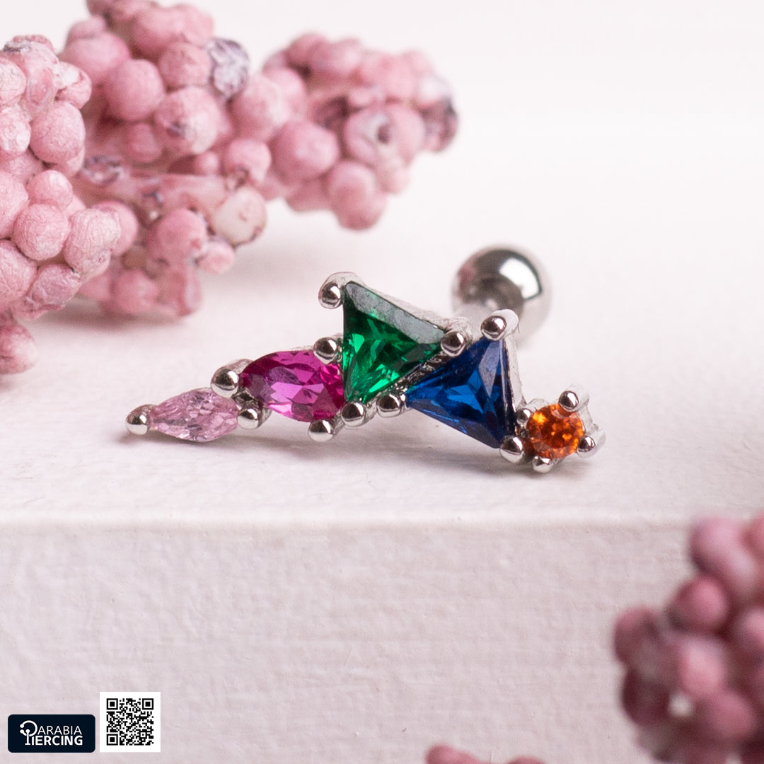 Colorful Triangle Ballback