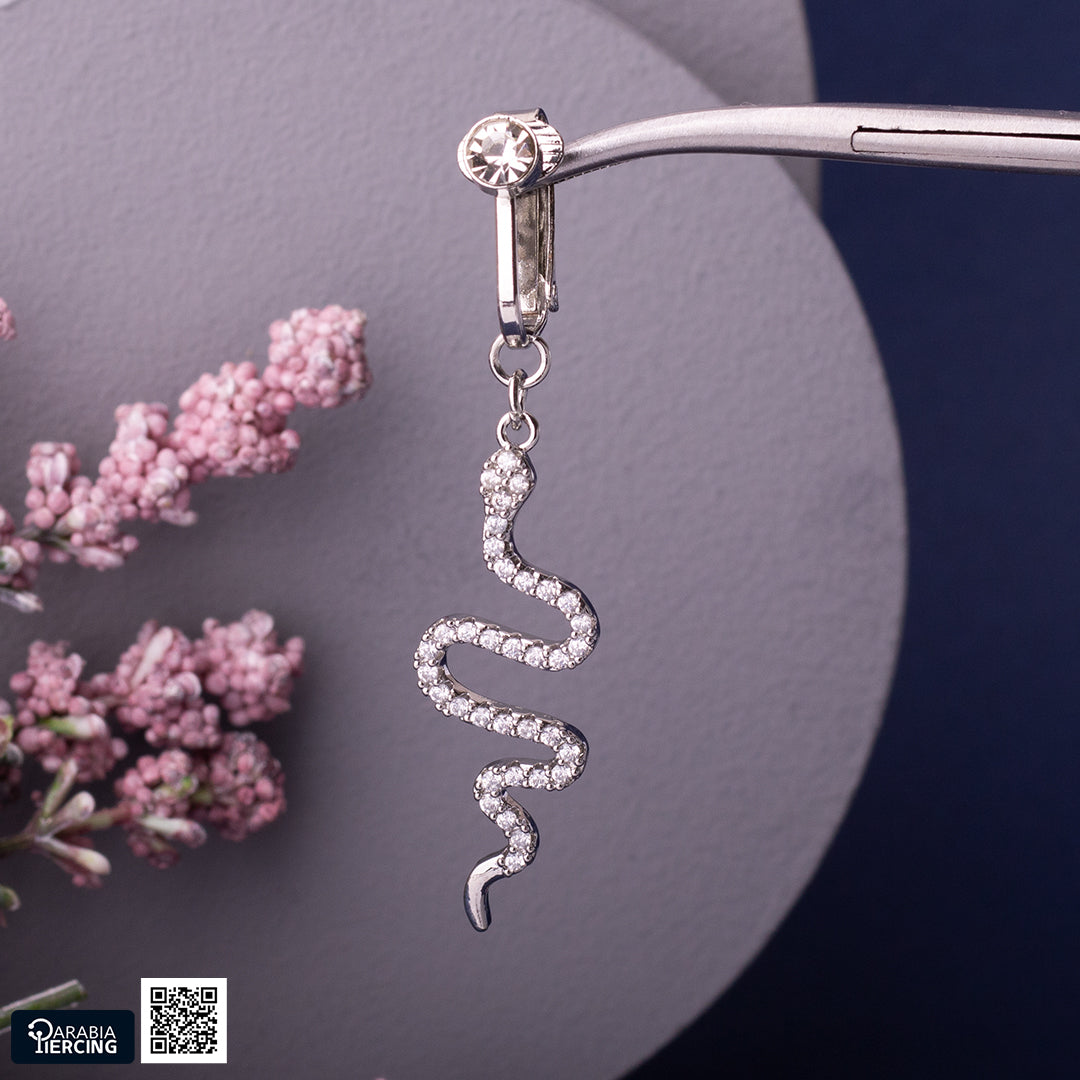 Dangling Snake Fake Belly Ring