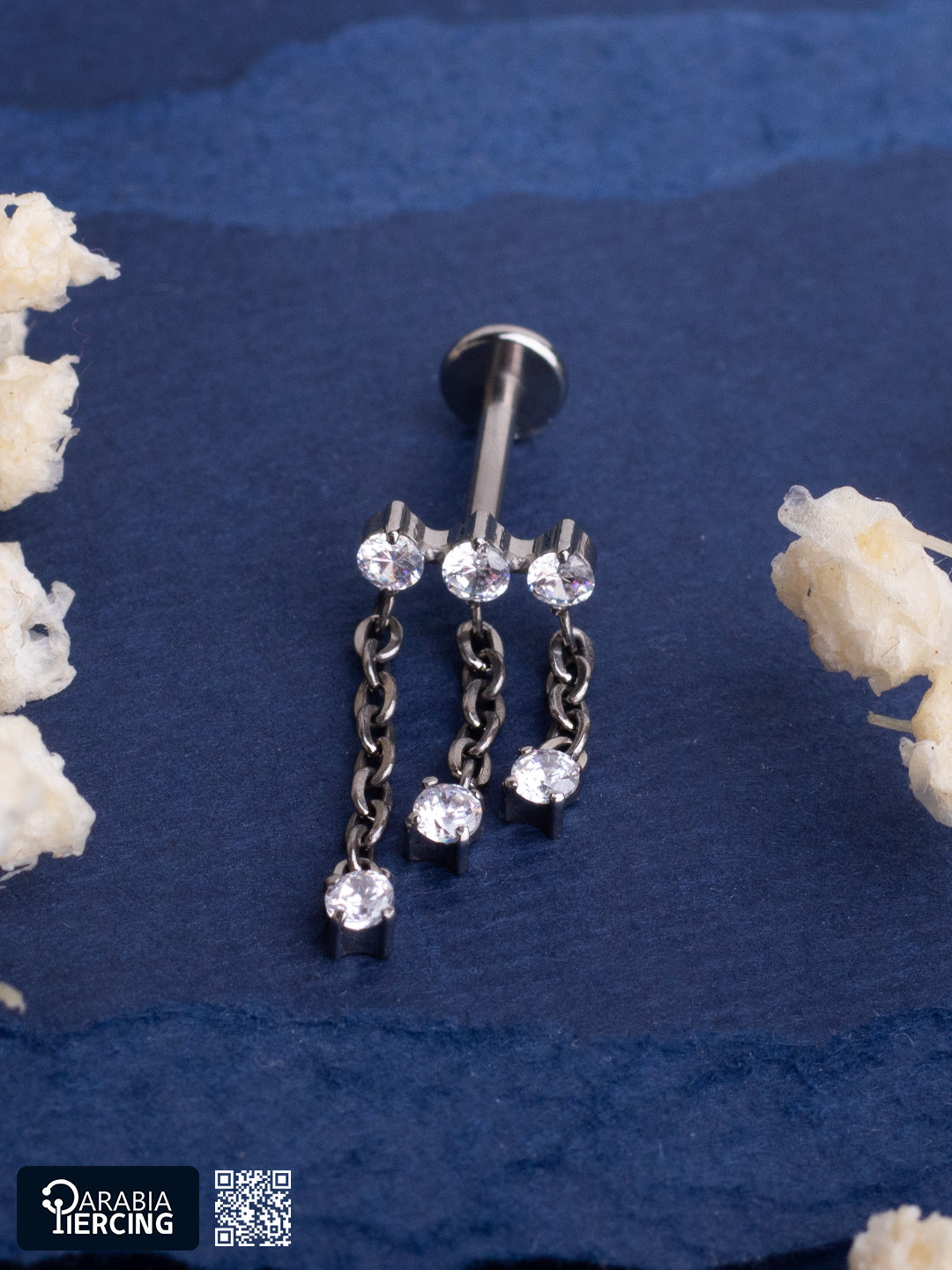 Floating Chain Titanium Flatback