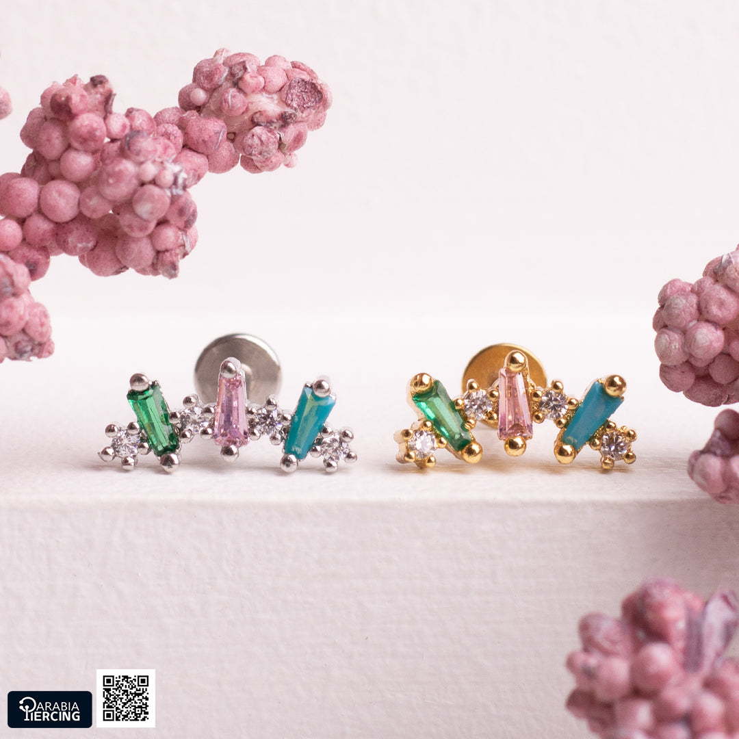 Colorful Crown Flatback