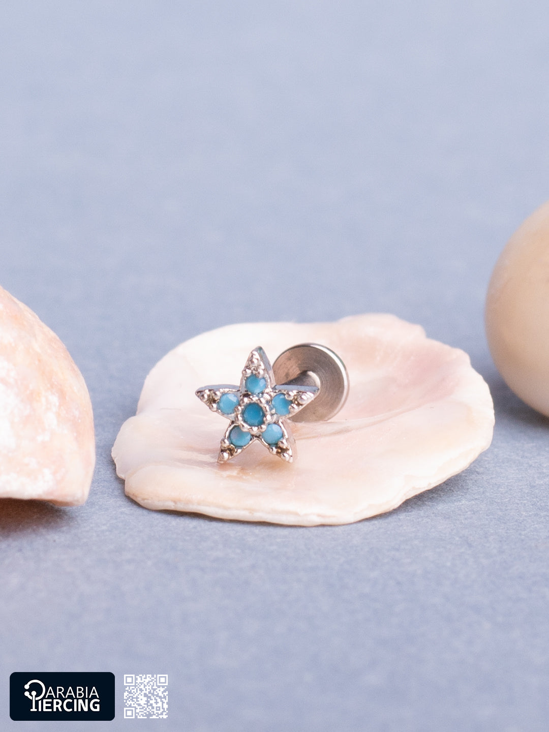 Turquoise Little Star Flatback