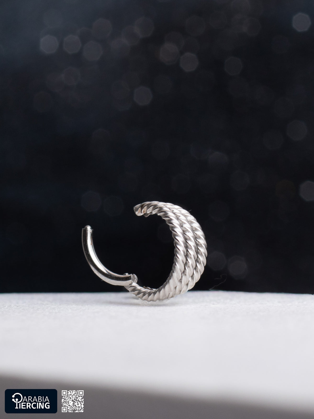 Triple Spiral Silver Clicker