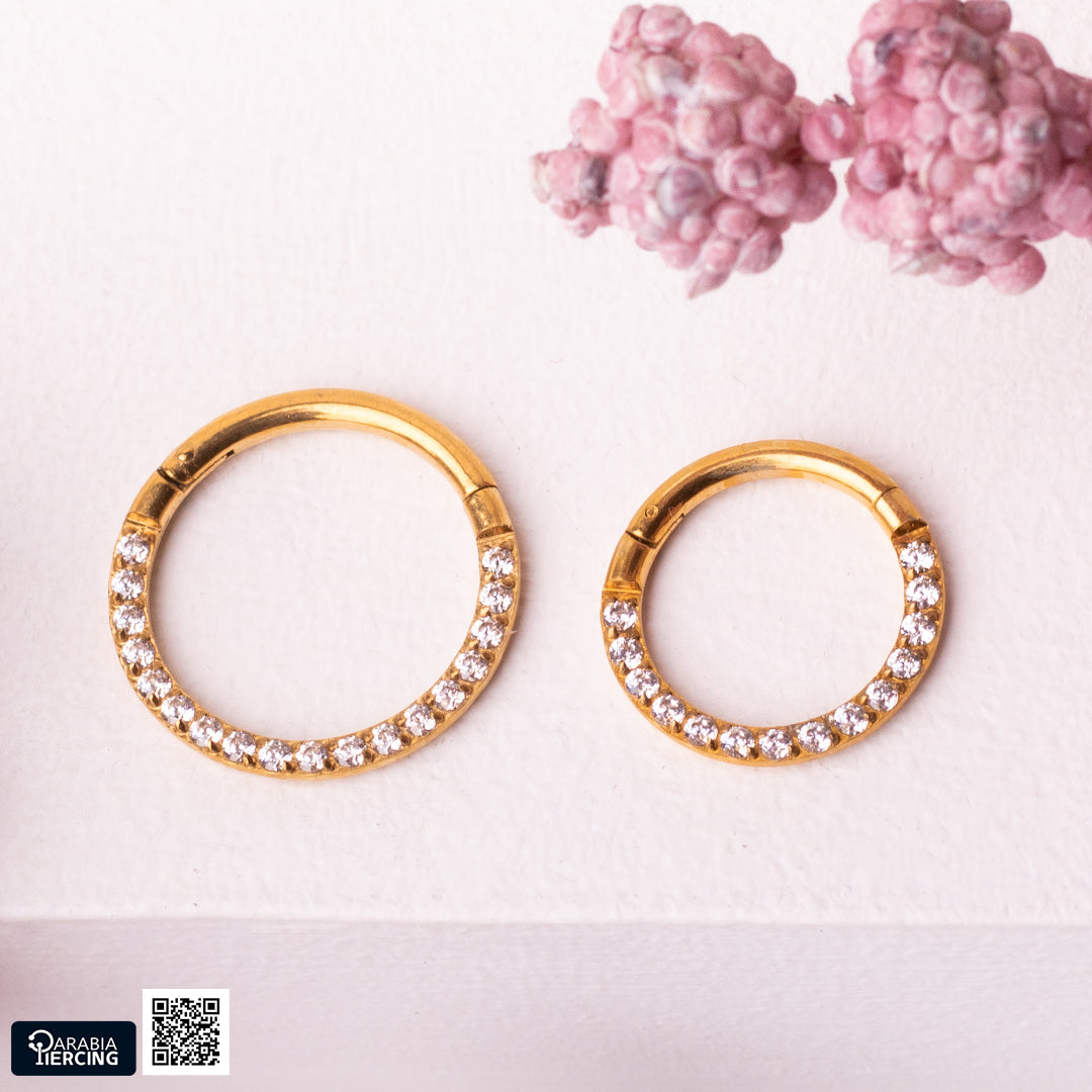 Gold Crystal Daith Clicker