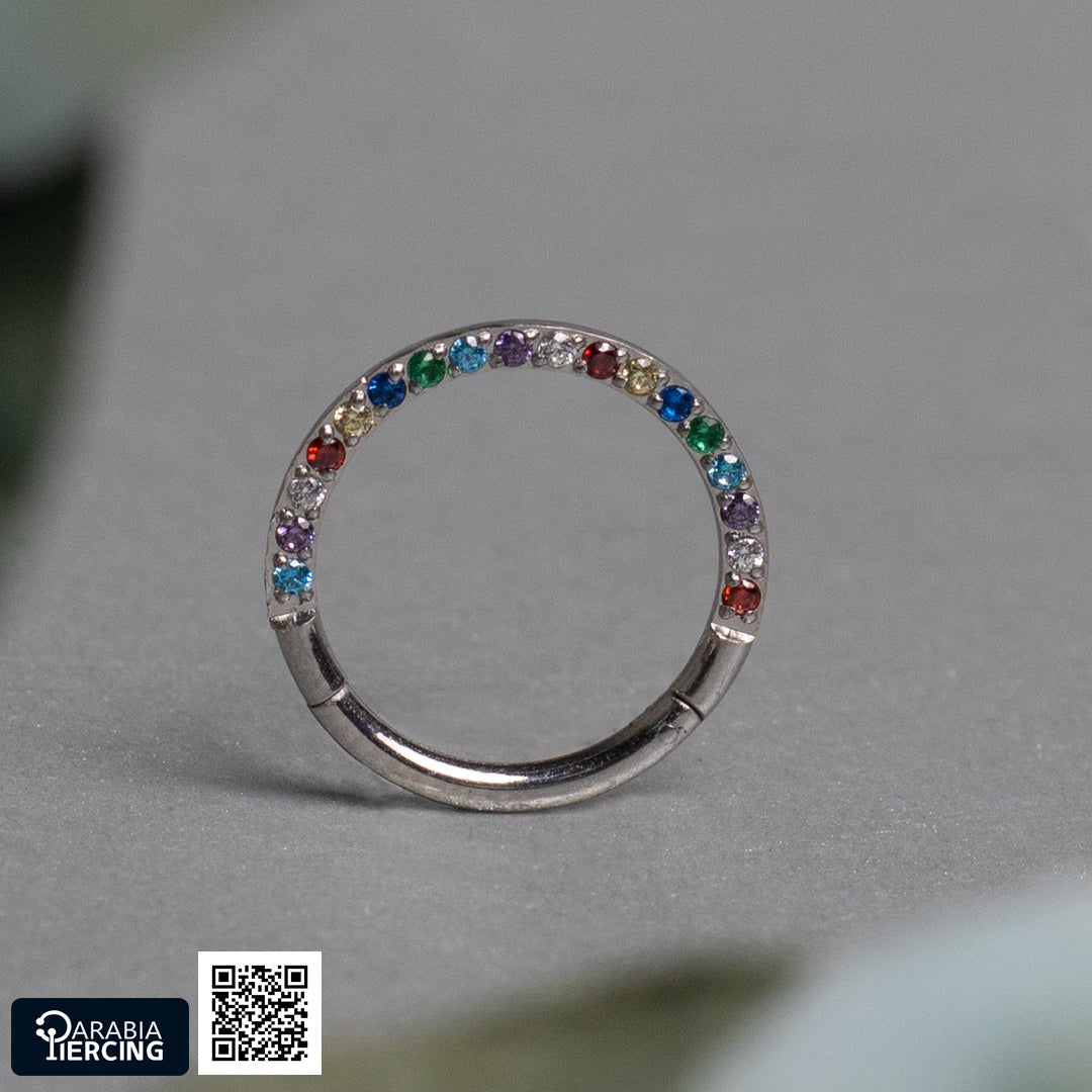 Colorful Round Daith Clicker