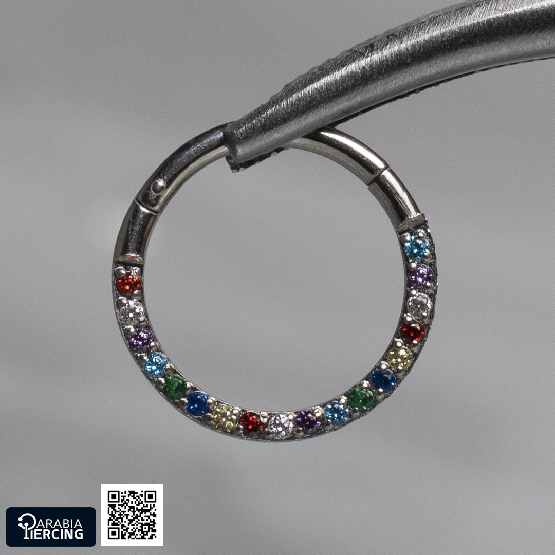 Colorful Round Daith Clicker