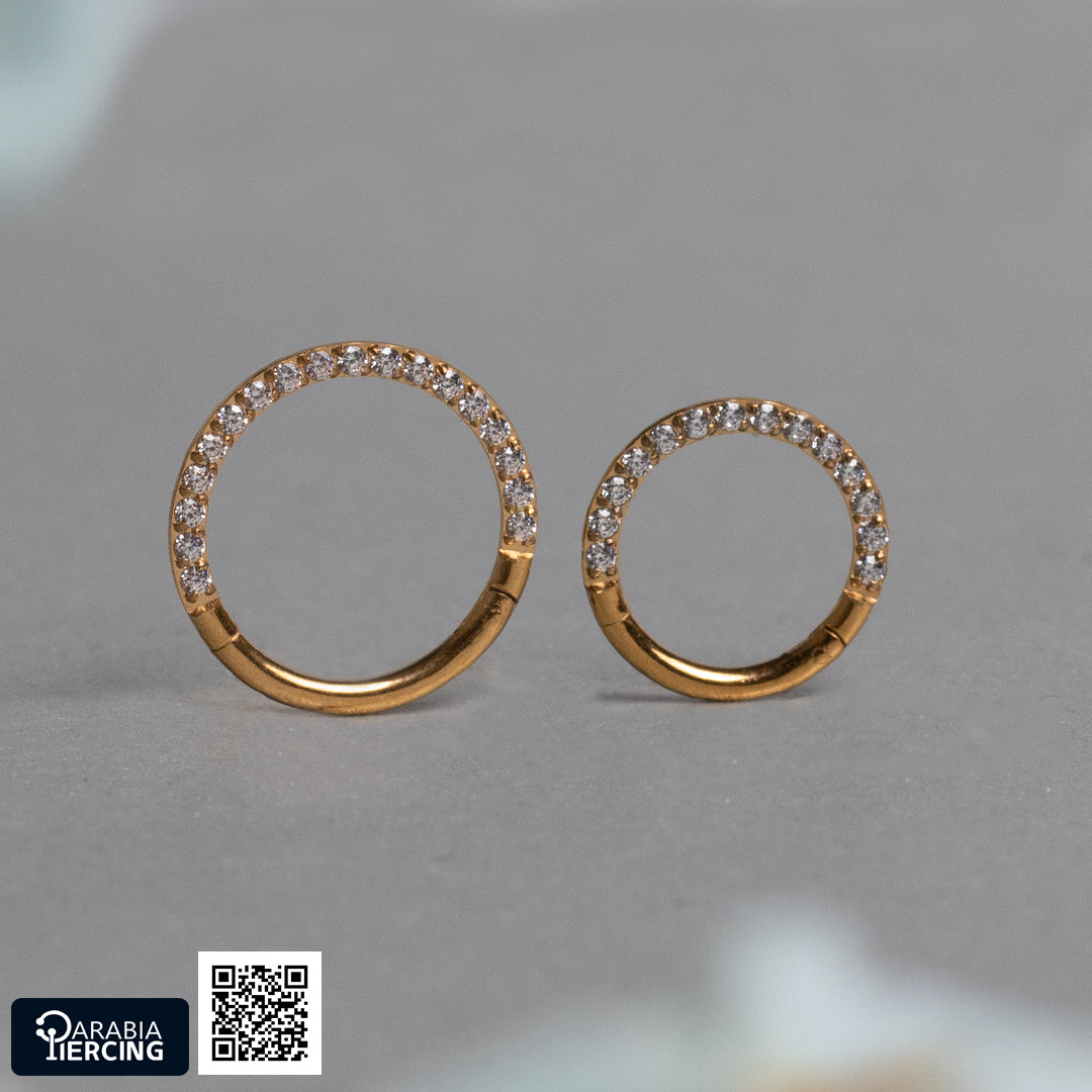 Gold Crystal Daith Clicker